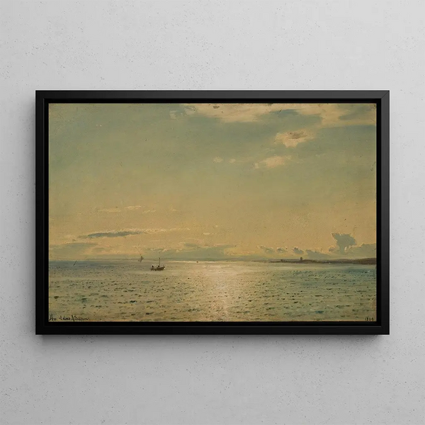 Sunny Atmosphere Hvaler - Amaldus Nielsen — framed artwork on a wall
