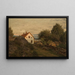 Summer Evening at Hvaler - Amaldus Nielsen — framed artwork on a wall