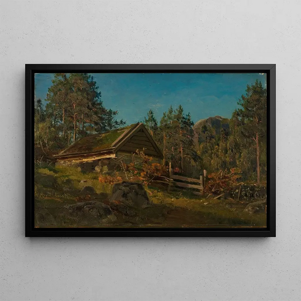 Summer Stable - Amaldus Nielsen — framed artwork on a wall