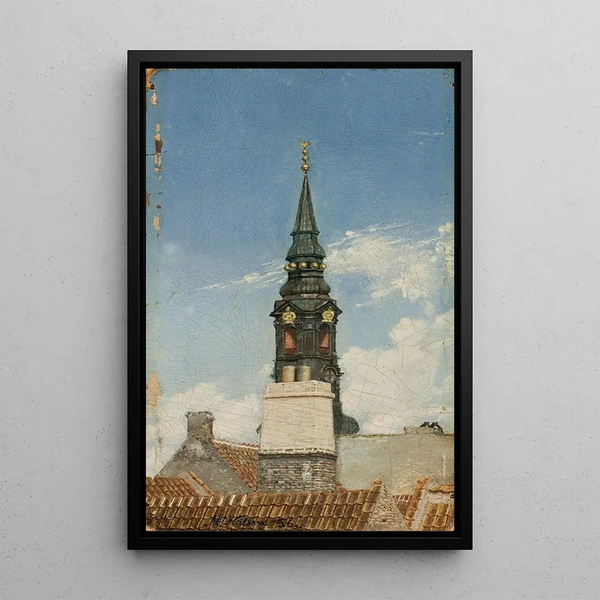 Église Saint-Pierre Copenhague - Amaldus Nielsen — framed artwork on a wall