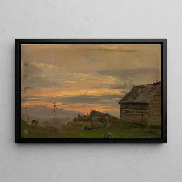 Ambiance - Amaldus Nielsen — framed artwork on a wall