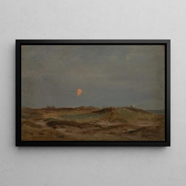 Ambiance à Jæren - Amaldus Nielsen — framed artwork on a wall