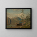 Beach at Hardanger - Amaldus Nielsen — framed artwork on a wall