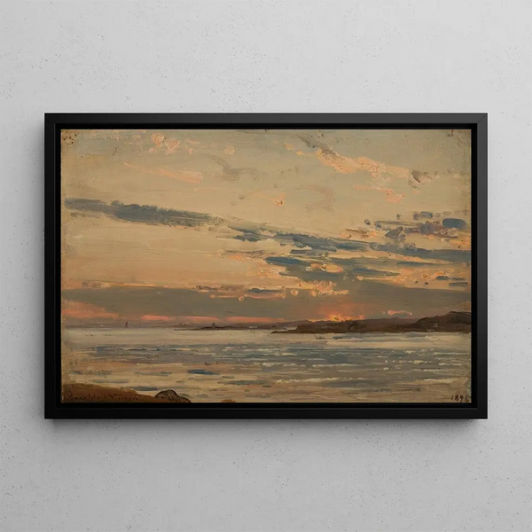 Study - Amaldus Nielsen — framed artwork on a wall
