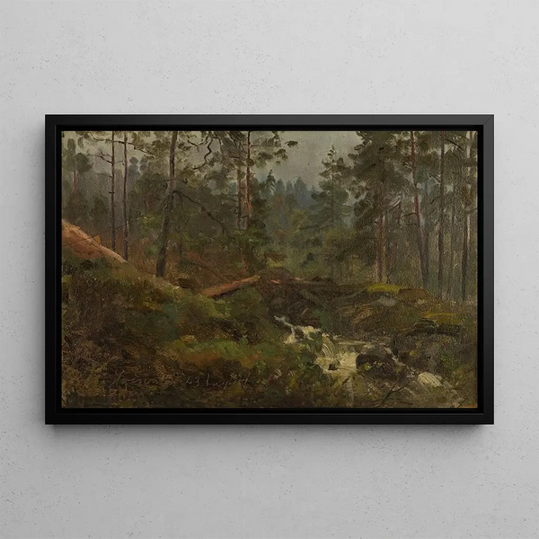 Svinestad, Mandal - Amaldus Nielsen — framed artwork on a wall