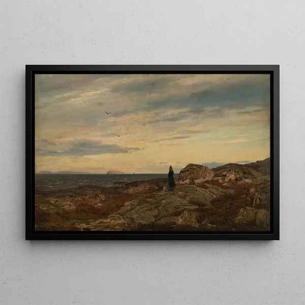 South-southwest Hvaler - Amaldus Nielsen — framed artwork on a wall