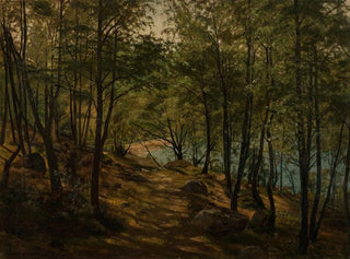 La forêt des loups Mandal - Amaldus Nielsen — artwork view