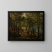 La forêt des loups Mandal - Amaldus Nielsen — framed artwork on a wall