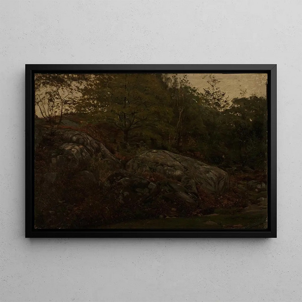 À Mandal - Amaldus Nielsen — framed artwork on a wall
