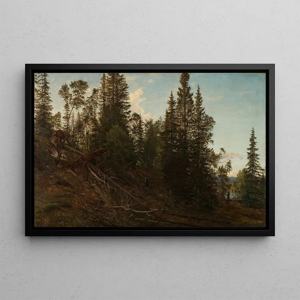 Vingersheia Telemark - Amaldus Nielsen — framed artwork on a wall