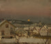 Winter evening seen from the workshop window - Amaldus Nielsen — artwork view