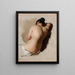 Study of an Act - Amalia Lindegren — framed artwork on a wall