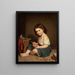 Breakfast Painting - Amalia Lindegren — framed artwork on a wall