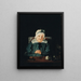Christina Augusta von Fersen - Amalia Lindegren — framed artwork on a wall