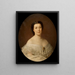 Oscara Fredrica Leopoldina Wahlström - Amalia Lindegren — framed artwork on a wall