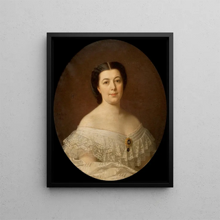 Oscara Fredrica Leopoldina Wahlström - Amalia Lindegren — framed artwork on a wall