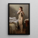 Study of a female model - Amalia Lindegren — framed artwork on a wall