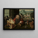 Saint Jerome in His Study - Amant Molet — framed artwork on a wall