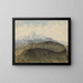 an volcano in Auvergne - Amantine Aurore Lucile Dupin — framed artwork on a wall