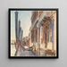 Gondola Moorings on the Grand Canal - John Singer Sargent — framed artwork on a wall