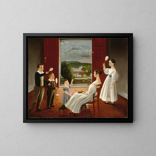 Les enfants de Nathan Starr - Ambrose Andrews — framed artwork on a wall