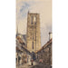 Reproduction of the painting Larchant near Fontainebleau - Ambrose Poynter