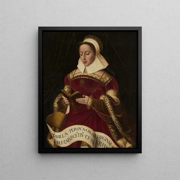 Sybille persane - Ambrosius Benson — framed artwork on a wall