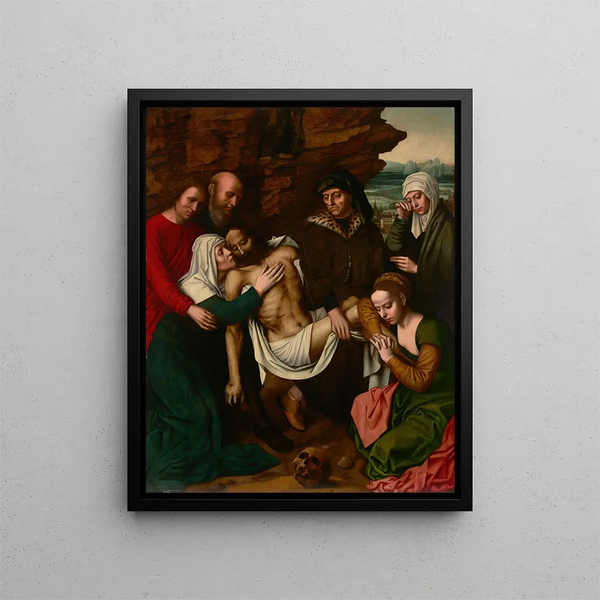 La Lamentation - Ambrosius Benson — framed artwork on a wall
