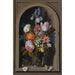 Flower Still Life in a Glass Goblet in a Marble Niche - Ambrosius Bosschaert the Elder — artwork view