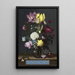 Reproduction of the painting of Bouquet of flowers in a glass vase - Ambrosius Bosschaert the Elder