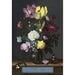 Reproduction of the painting of Bouquet of flowers in a glass vase - Ambrosius Bosschaert the Elder
