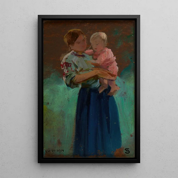 Nanny - Ambroży Sabatowski — framed artwork on a wall
