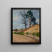Sandy riverbank of the Kamienna River - Ambroży Sabatowski — framed artwork on a wall