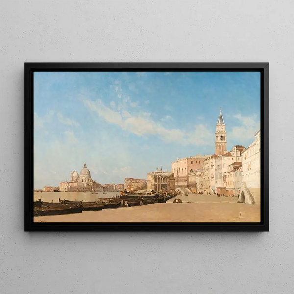 Rives esclavonnes, Venice - Amédée Rosier — framed artwork on a wall