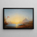 View of Constantinople - Amédée Rosier — framed artwork on a wall
