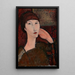 Reproduction of the painting Adrienne, femme à la frange - Amedeo Modigliani