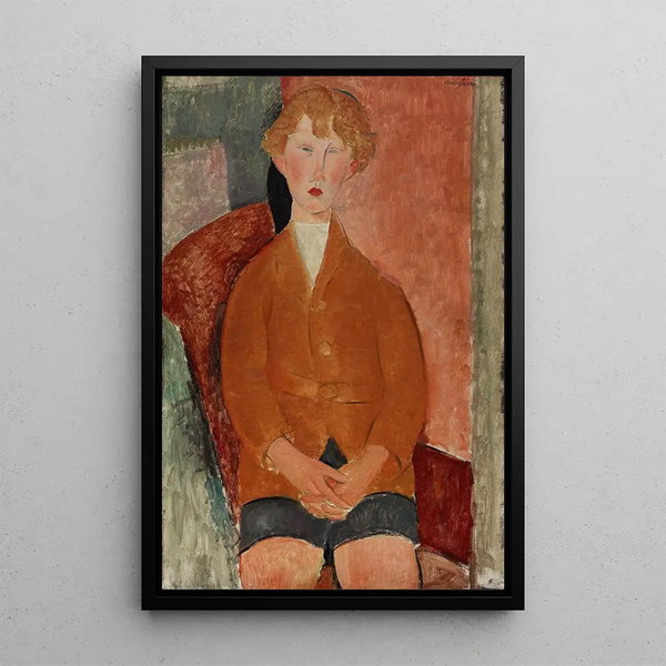 Reproduction of the painting Boy in Short Trousers - Amedeo Modigliani