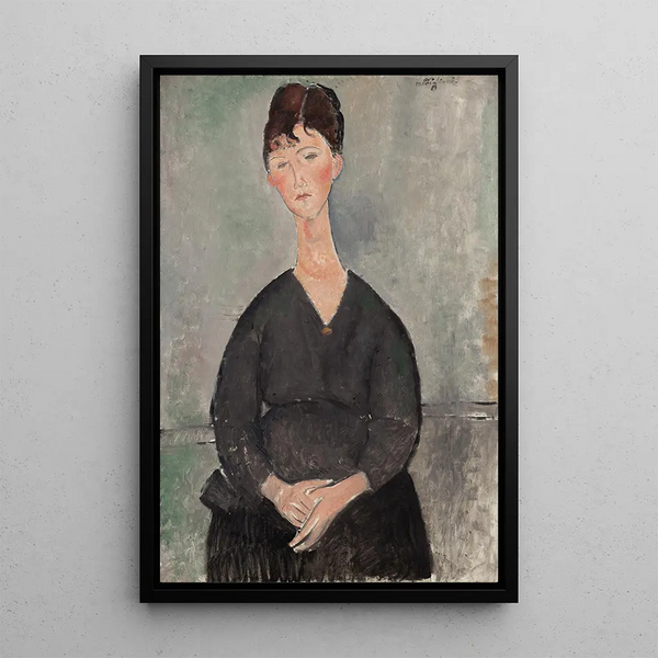 Reproduction of the painting Singer of Coffee - Amedeo Modigliani