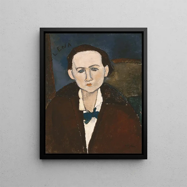 Elena Povolozky - Amedeo Modigliani — framed artwork on a wall