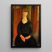 Flower Market - Amedeo Modigliani — framed artwork on a wall