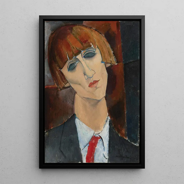 Reproduction of the painting Madame Kisling - Amedeo Modigliani