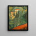 Landscape in the South - Amedeo Modigliani — framed artwork on a wall