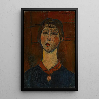 Reproduction of the painting Portrait Painting of Madame Dorival - Amedeo Modigliani