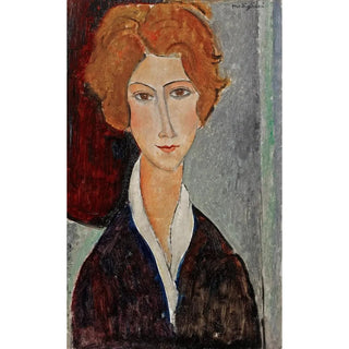 Reproduction of the painting Portrait of a woman - Amedeo Modigliani