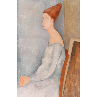 Reproduction of the painting Portrait of Jeanne Hébuterne - Amedeo Modigliani