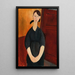 Reproduction of the painting Portrait of Paulette Jourdain - Amedeo Modigliani