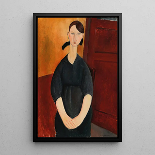 Reproduction of the painting Portrait of Paulette Jourdain - Amedeo Modigliani