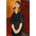 Reproduction of the painting Portrait of Paulette Jourdain - Amedeo Modigliani