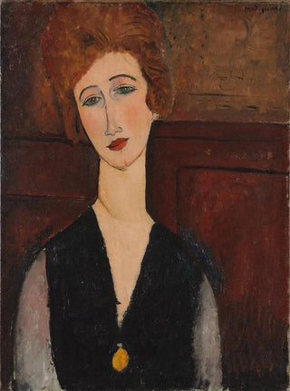 Portrait of a Woman - Amedeo Modigliani — artwork view