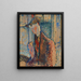 Study of daydreaming for the portrait of Frank Burty Haviland - Amedeo Modigliani — framed artwork on a wall